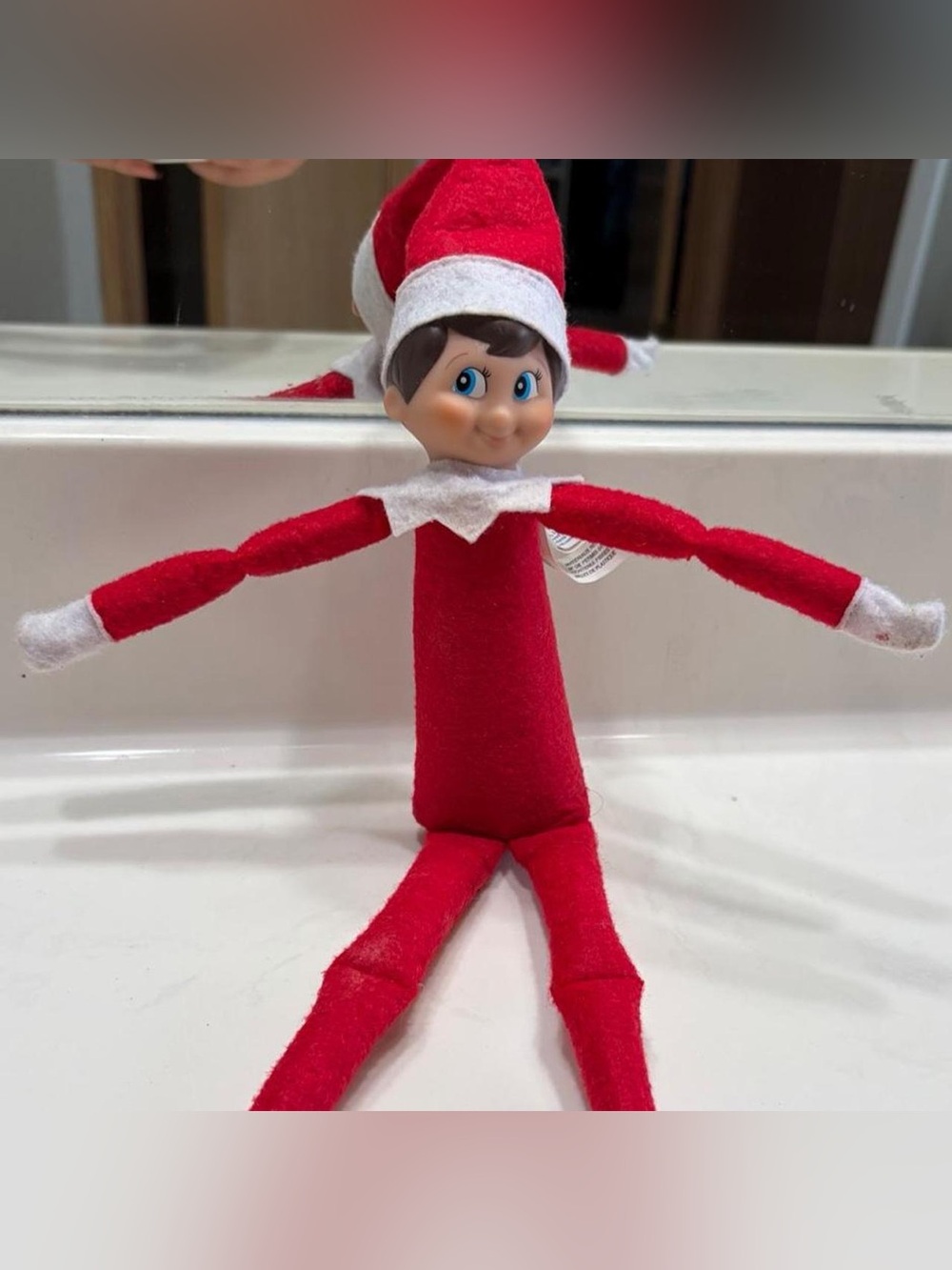 Red Elf on the Shelf Plush Kids Toy - Classic Holiday Elf